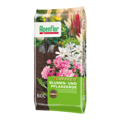 Alpenflor torffreie Blumen-und Pflanzerde 60 Liter